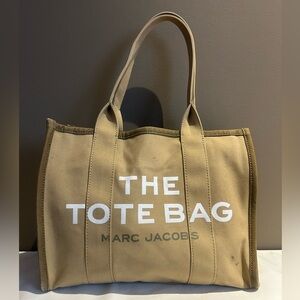 MARC BY MARC JACOBS THE JACQUARD LARGE TOTE BAG OLIVE GREEN XL